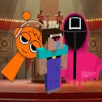 Read more about the article Nextbots on Minecraft Squid Game Sprunki